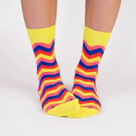 Цветные носки зигзаг Babushka