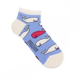 Голубые носки с китами GK6