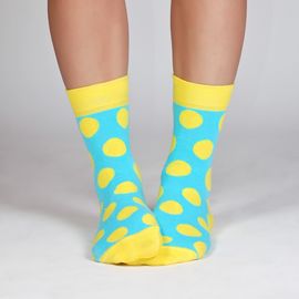 Яркие женские носки с кругами Babushka