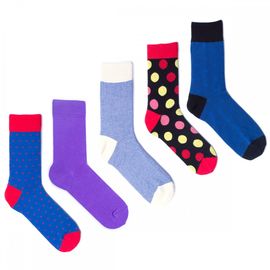 5 пар ярких мужских носков Babushka MP11