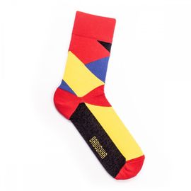 Цветные носки с цветным орнаментом 'Геометрия'