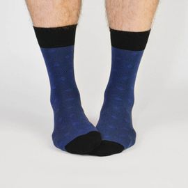 Деловые мужские носки с ромбами Копенгаген