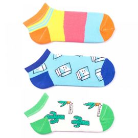 Набор коротких цветных носков