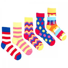 Цветные женские носки Babushka Радуга. 5 пар. GP9