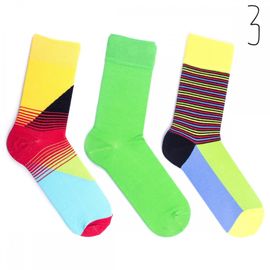 Мужские цветные носки Babushka, 3 пары.