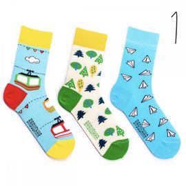 Женские цветные носки Babushka, 3 пары.