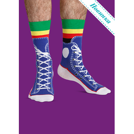 Носки Синие Кеды