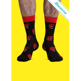 Носки Красный медведь