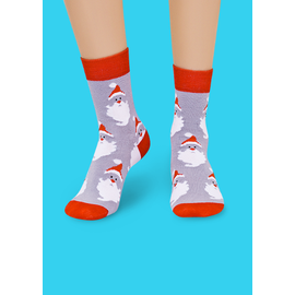 Носки Дед Мороз - красный нос