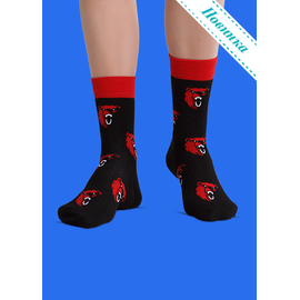 Носки Красный медведь