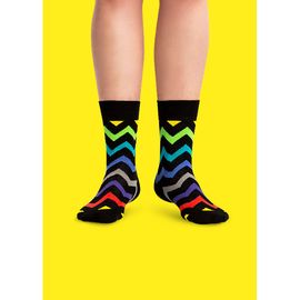 Носки Черный зигзаг