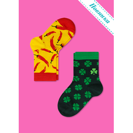 Носки детские (2 пары) Счастливые перчики