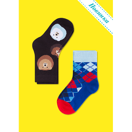 Носки детские (2 пары) Медвежата толстопятые