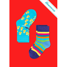 Носки детские (2 пары) Полосатый Утя