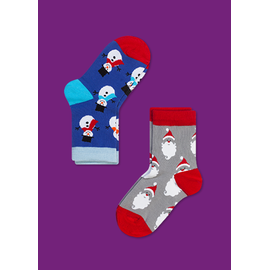 Носки детские (2 пары) Дед Мороз и его помощники