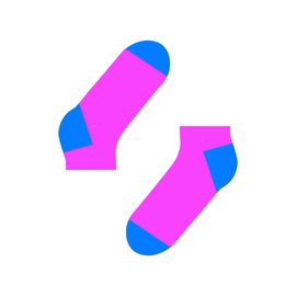 Фуксия с бирюзовой пяткой