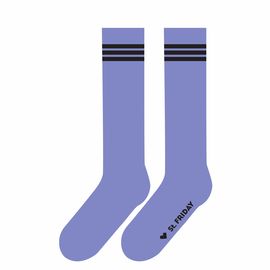 Полосатая классика. Лиловые с черным