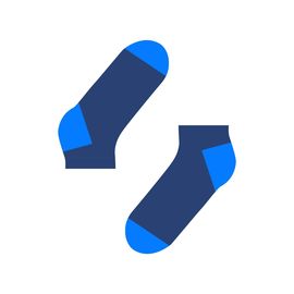 Джинс с бирюзовой пяткой