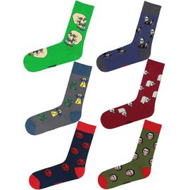 Носки 6 пар в подарочной коробке Kingkit