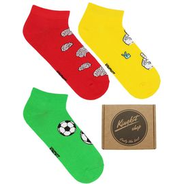 Носки в подарочной коробке, 3 пары Kingkit