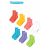 Детская радуга носки