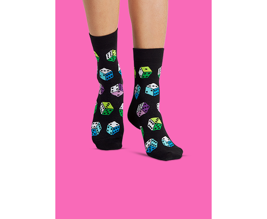 Носки Кубик черный