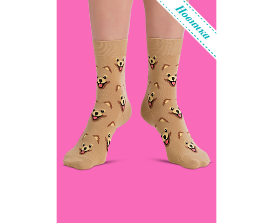 Носки Шпиц пушистик