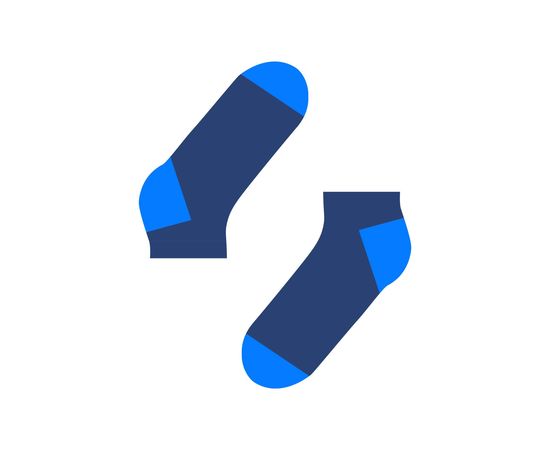 Джинс с бирюзовой пяткой