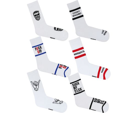 Носки в подарочной коробке, 6 пар Kingkit