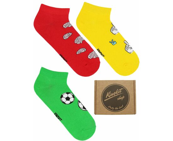 Носки в подарочной коробке, 3 пары Kingkit